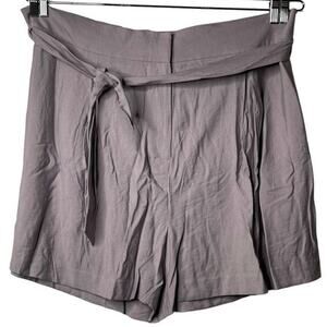 Leith‎ Women's Pleated Tie Belt Paperbag Shorts High Waisted Pants Plus Size 3X